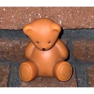 Vintage LITTLE TIKES Dollhouse Sized Rare Brown Teddy Bear Miniature